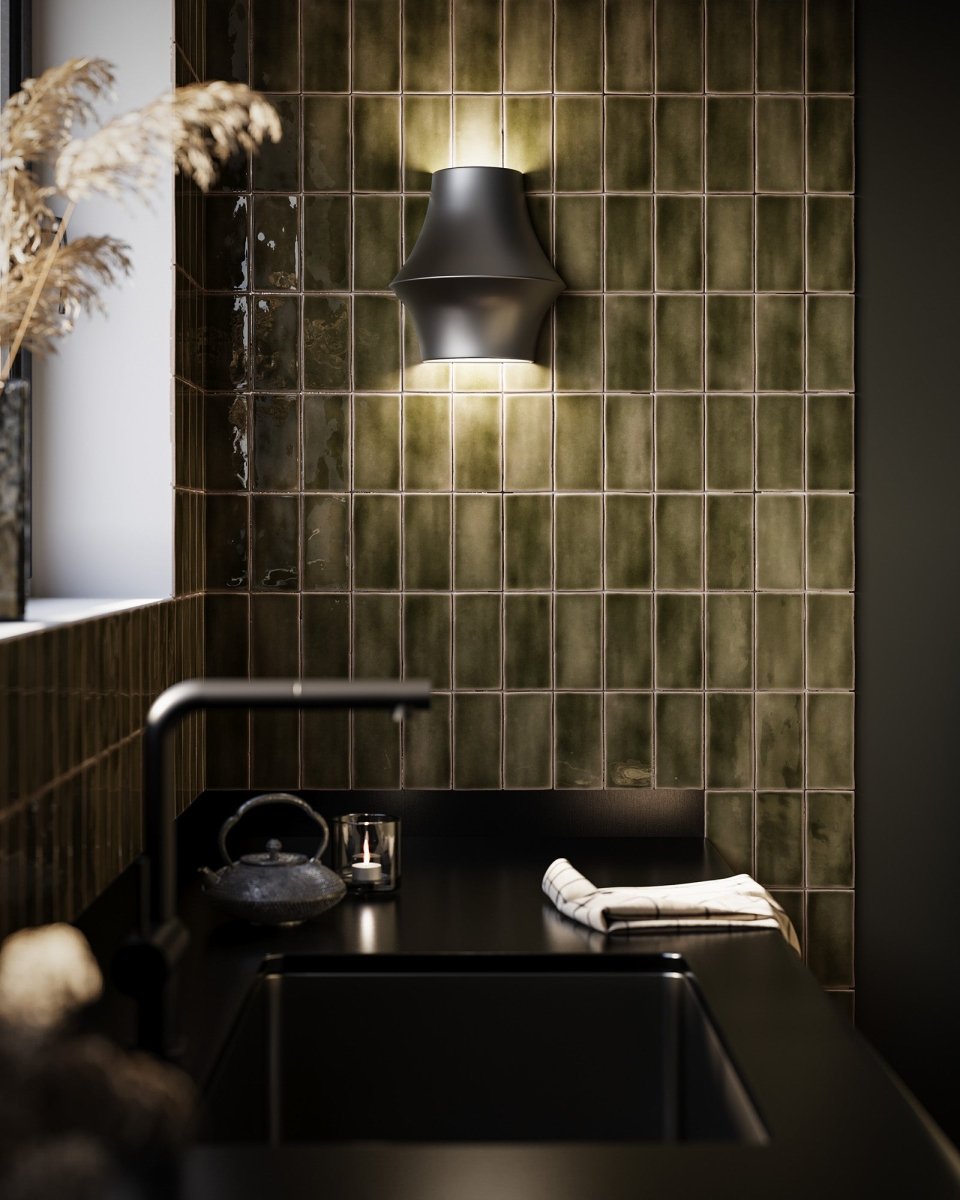 Murale Emiko - Noir mat 9 1/2" by Alora Lighting | Luminaires & cie