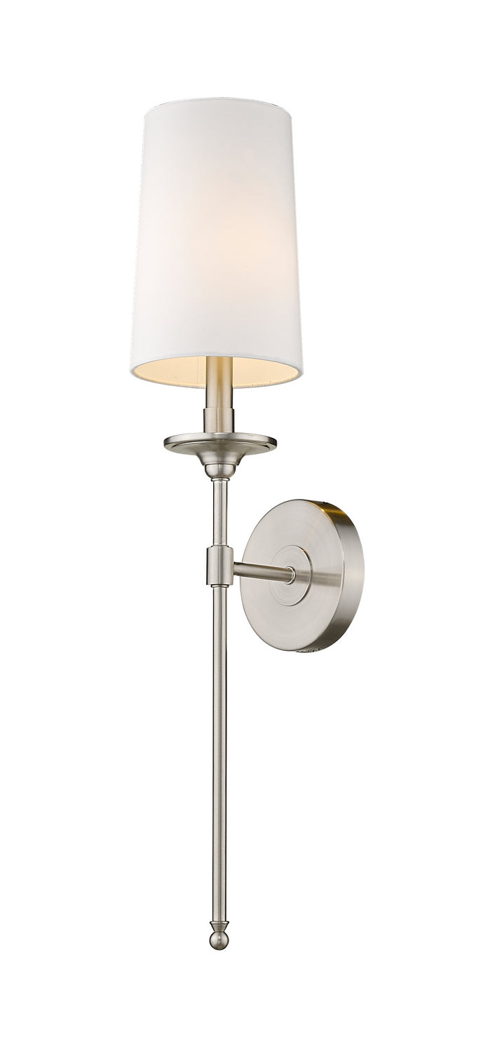 Applique murale Emily Nickel brossé, Blanc, 5 1/2" – Z-Lite