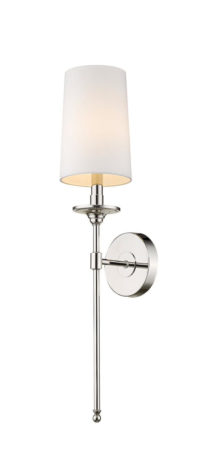 Applique murale Emily Nickel poli, Blanc, 5 1/2" – Z-Lite