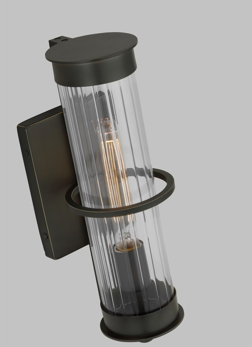 Murale extérieure Alcona - Noir 5" 14 7/8" by Visual Comfort Studio | Luminaires & cie