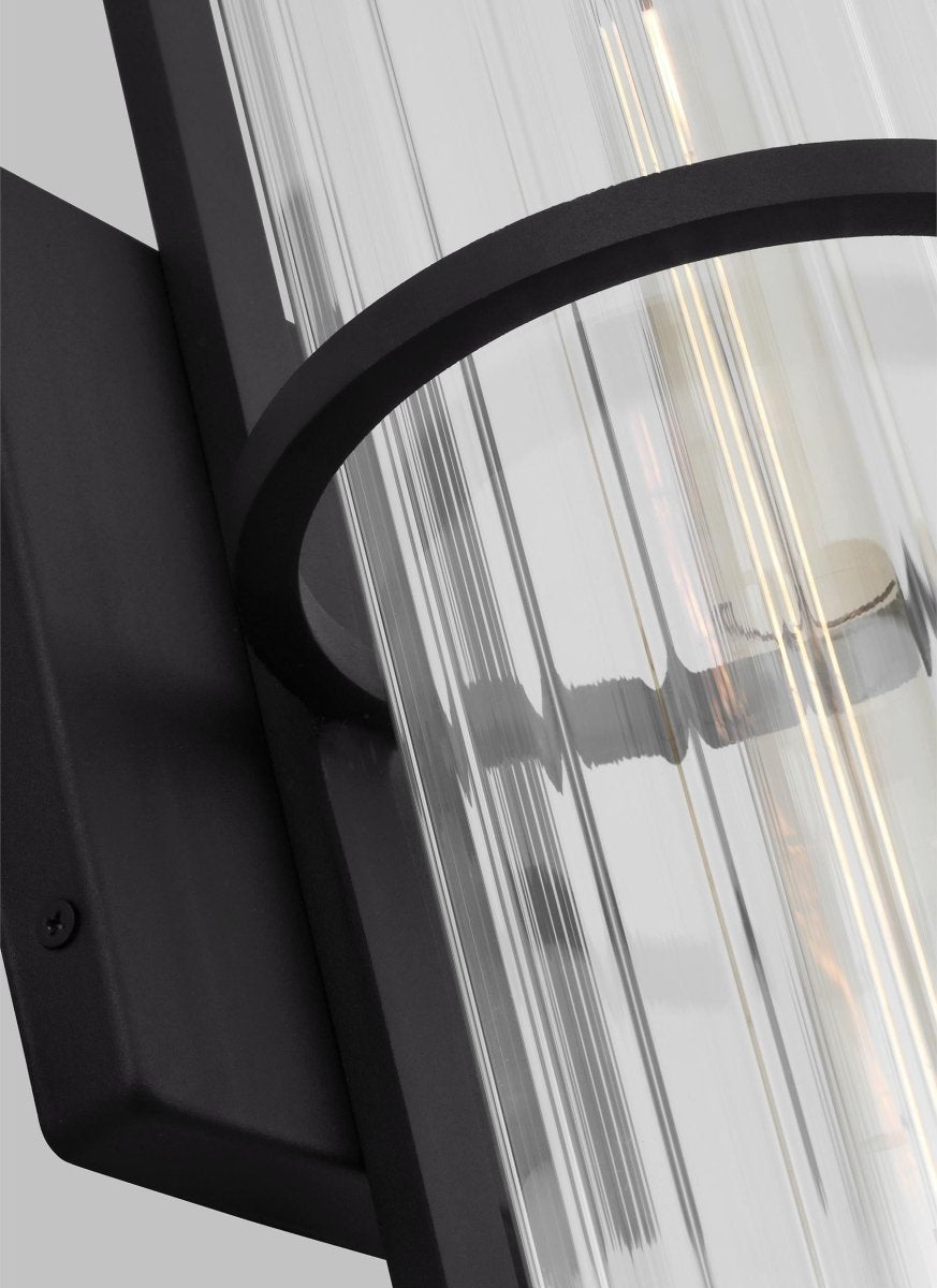 Murale extérieure Alcona - Noir 6 1/8" 24" by Visual Comfort Studio | Luminaires & cie