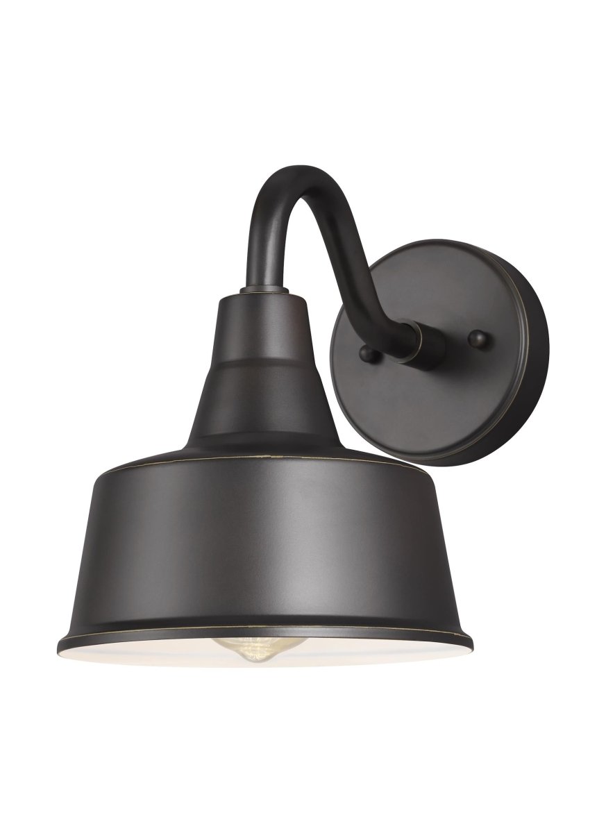 Murale extérieure Barn Light - Bronze antique 8" Ampoules DEL incluses by Visual Comfort Studio | Luminaires & cie