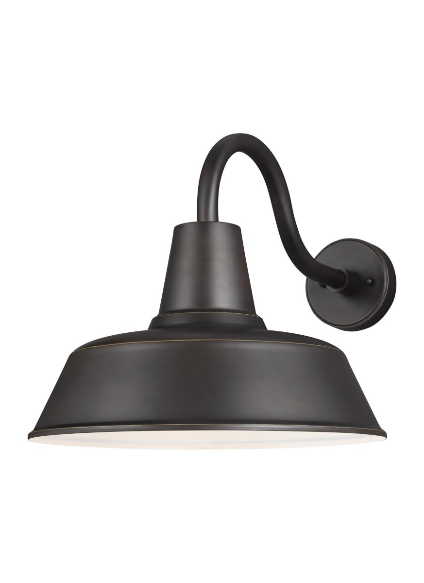 Murale extérieure Barn Light - Bronze antique 16" Ampoules DEL incluses by Visual Comfort Studio | Luminaires & cie