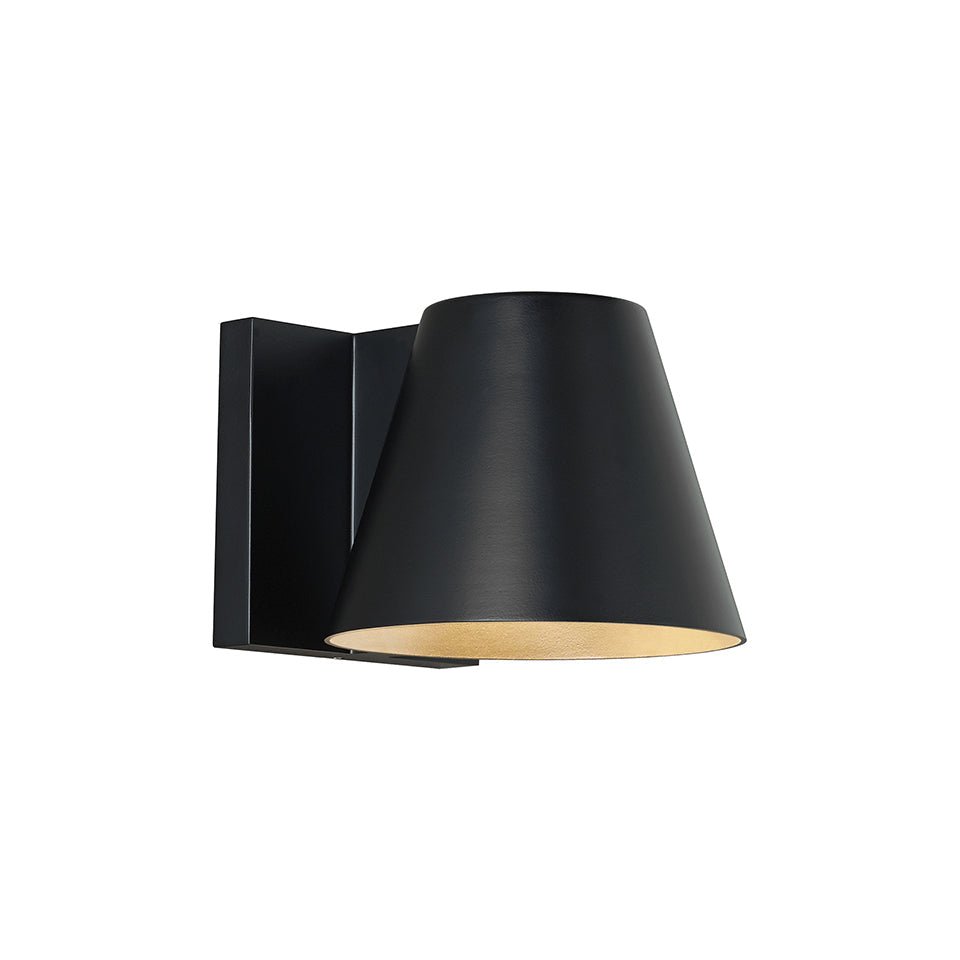 Murale extérieure Bowman - Noir 2700K (Blanc chaud) 4.5" by Tech Lighting | Luminaires & cie