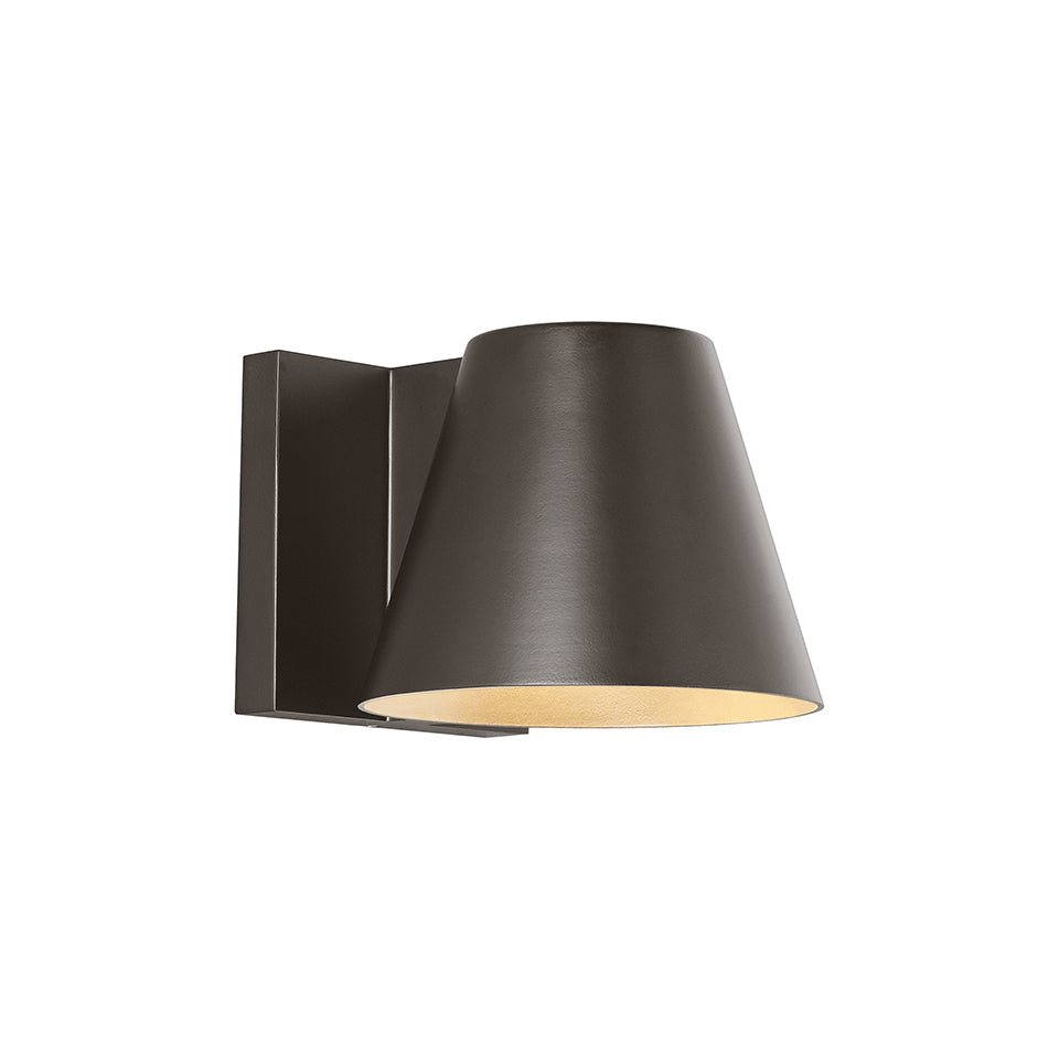 Murale extérieure Bowman - Bronze 2700K (Blanc chaud) 4.5" by Tech Lighting | Luminaires & cie