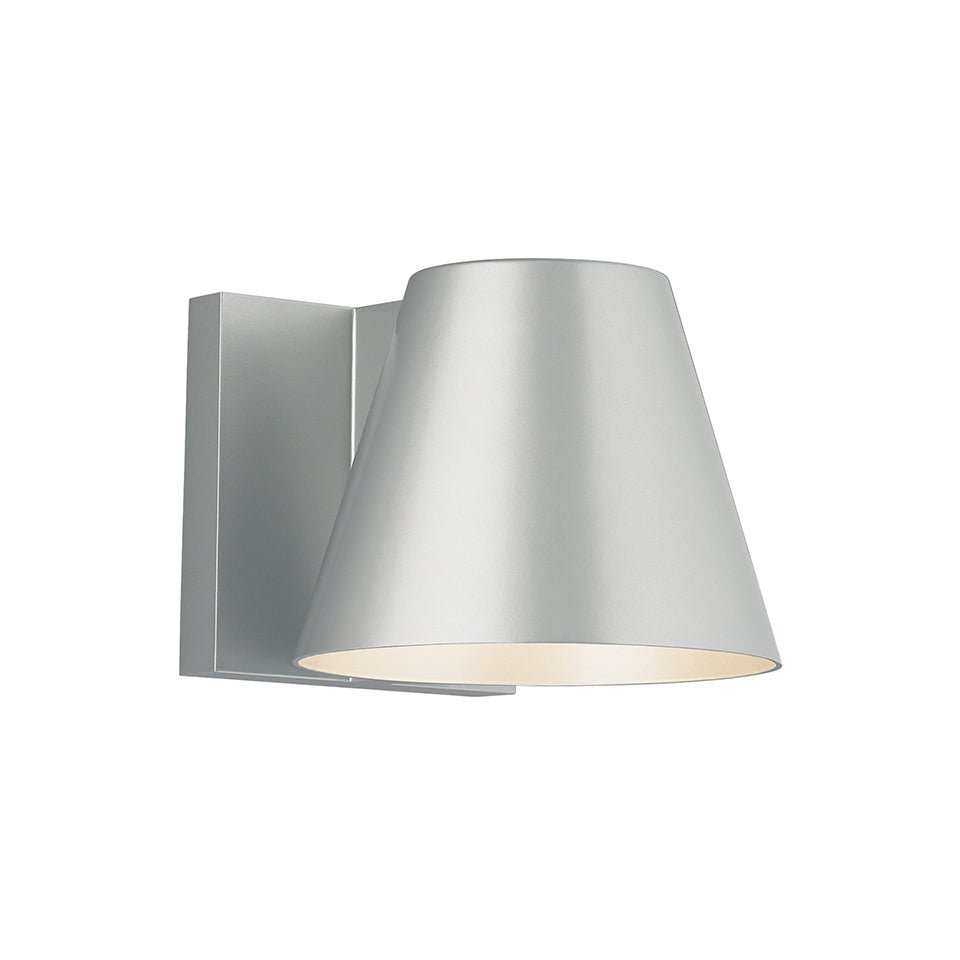 Murale extérieure Bowman - Argent 3000K (Blanc doux) 6" by Tech Lighting | Luminaires & cie