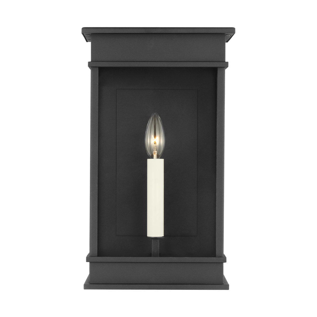 Murale extérieure Cupertino - Black texturé 9" 1 by Visual Comfort Studio | Luminaires & cie