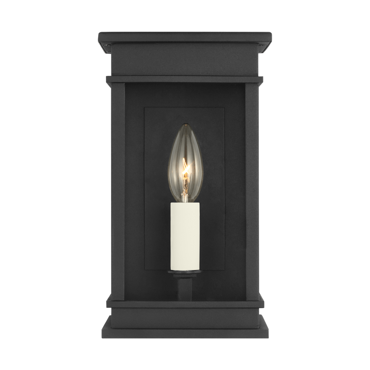 Murale extérieure Cupertino - Black texturé 6" 1 by Visual Comfort Studio | Luminaires & cie