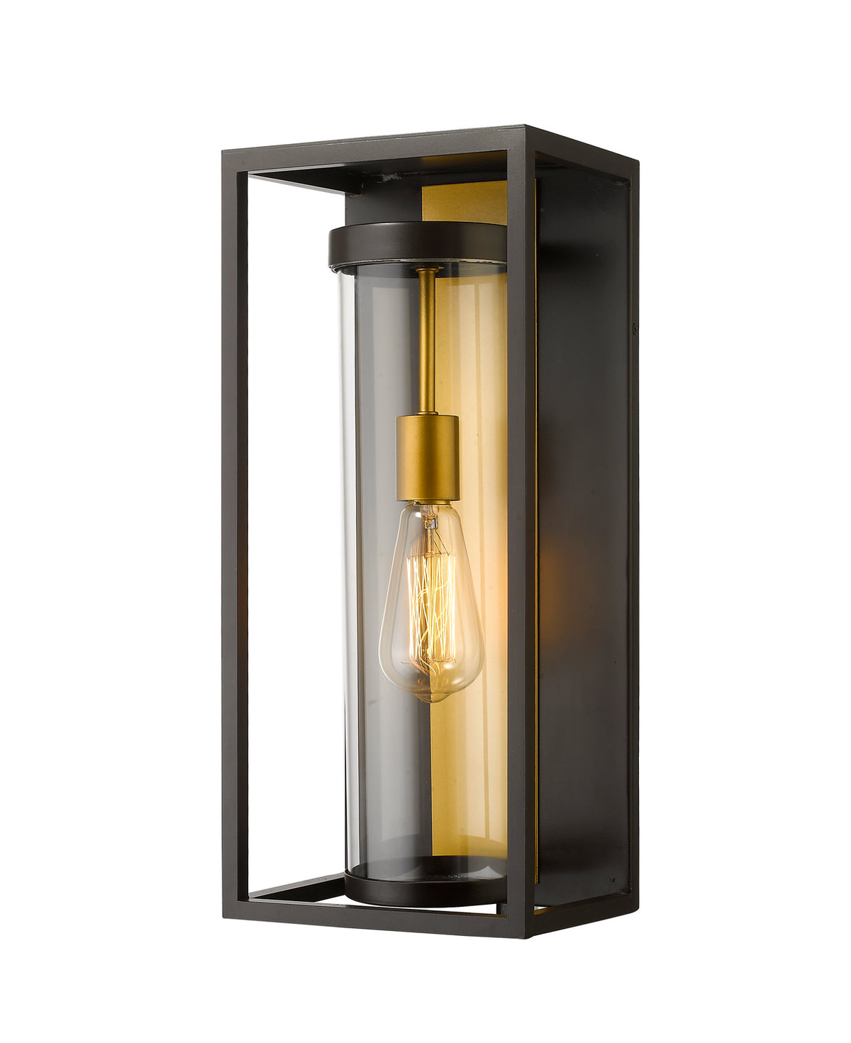 Applique extérieure Dunbroch Bronze foncé + Laiton extérieur, 18 1/4" – Z-Lite