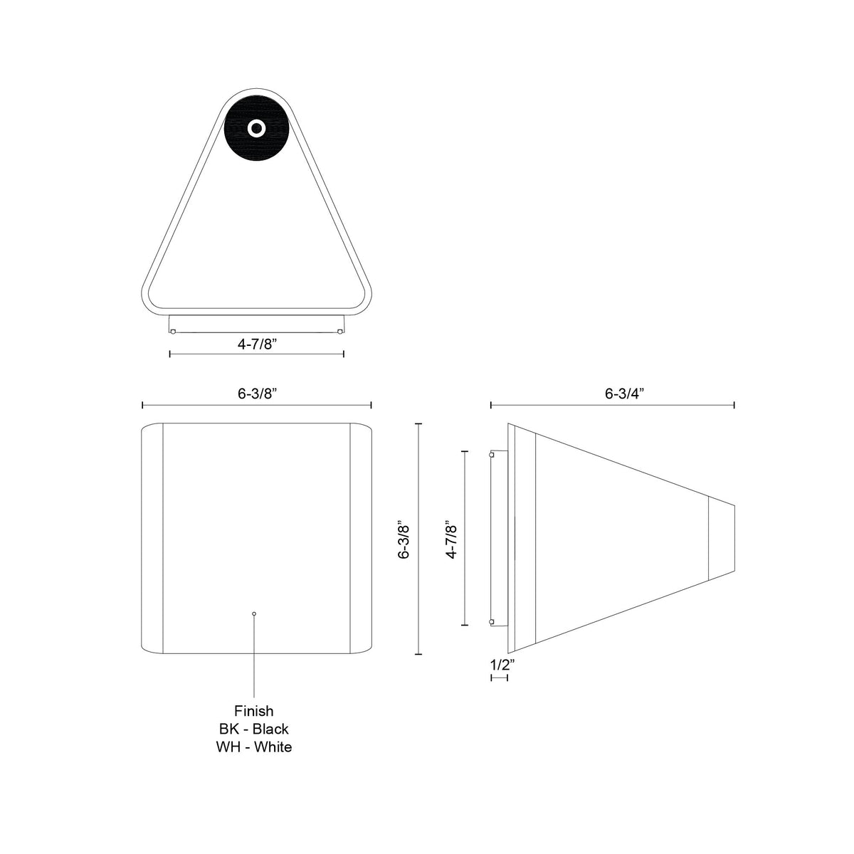 Applique extérieure Ellis Blanc – vue 4