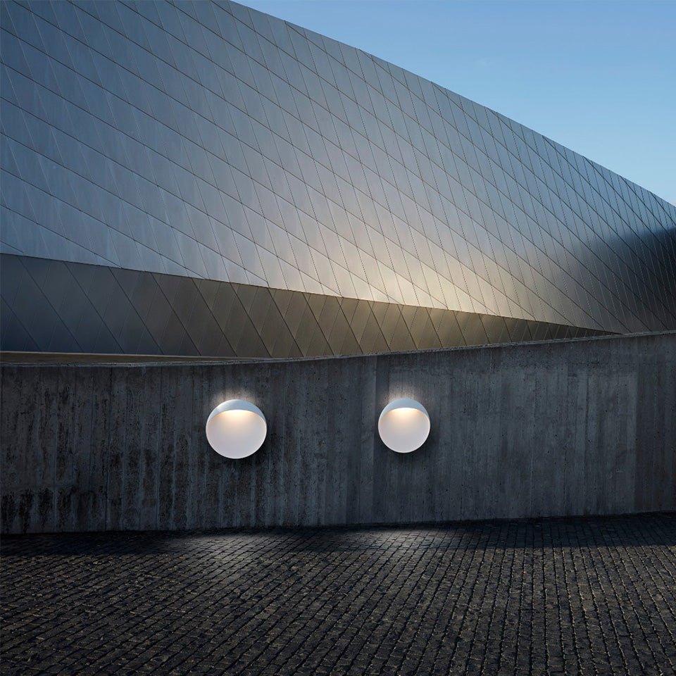 Murale extérieure Flindt - 15.7" 3000K (Blanc Doux) Blanc by Louis Poulsen | Luminaires & cie