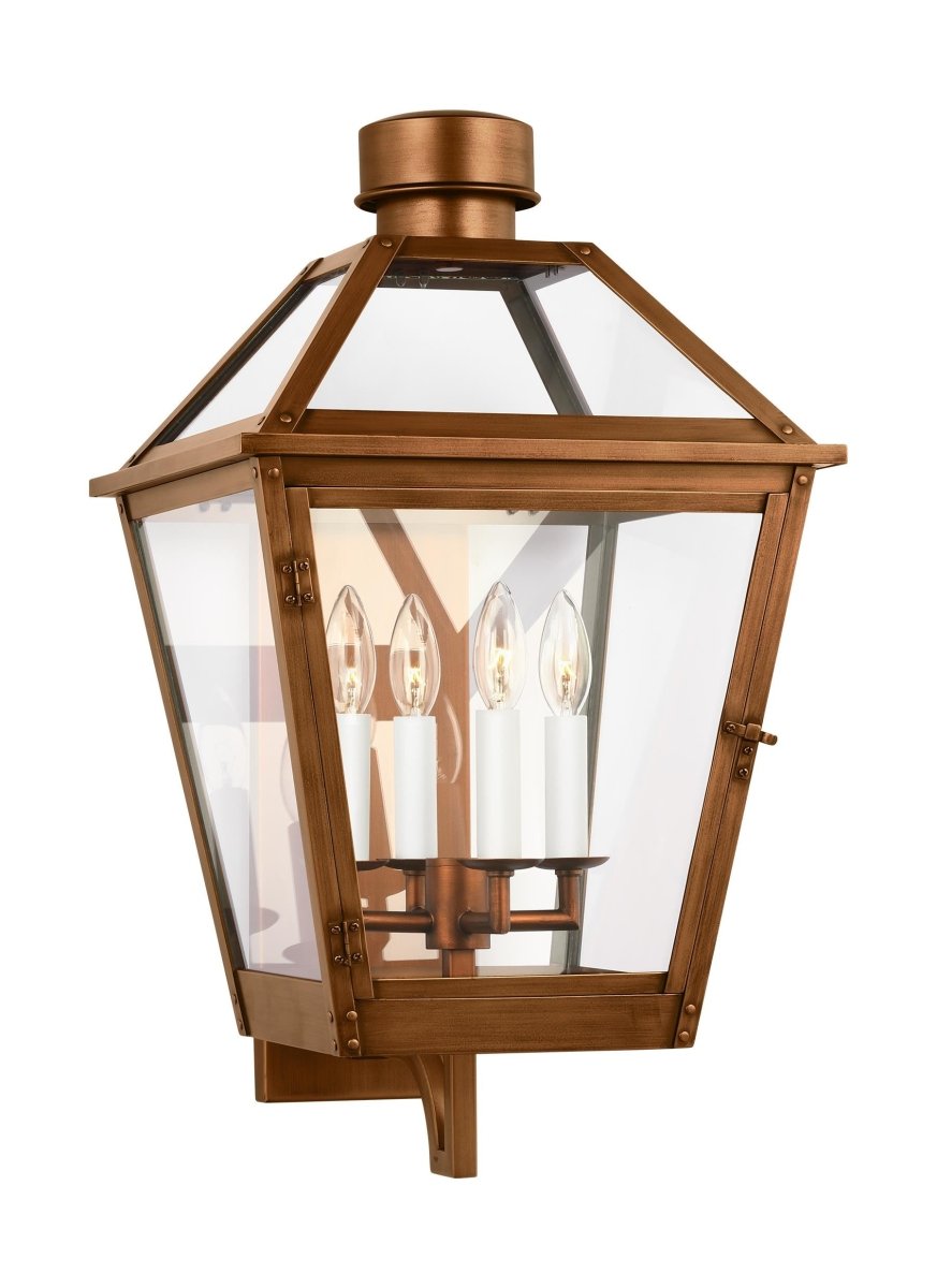 Murale extérieure Hyannis - Cuivre naturel 13 3/4" by Visual Comfort Studio | Luminaires & cie