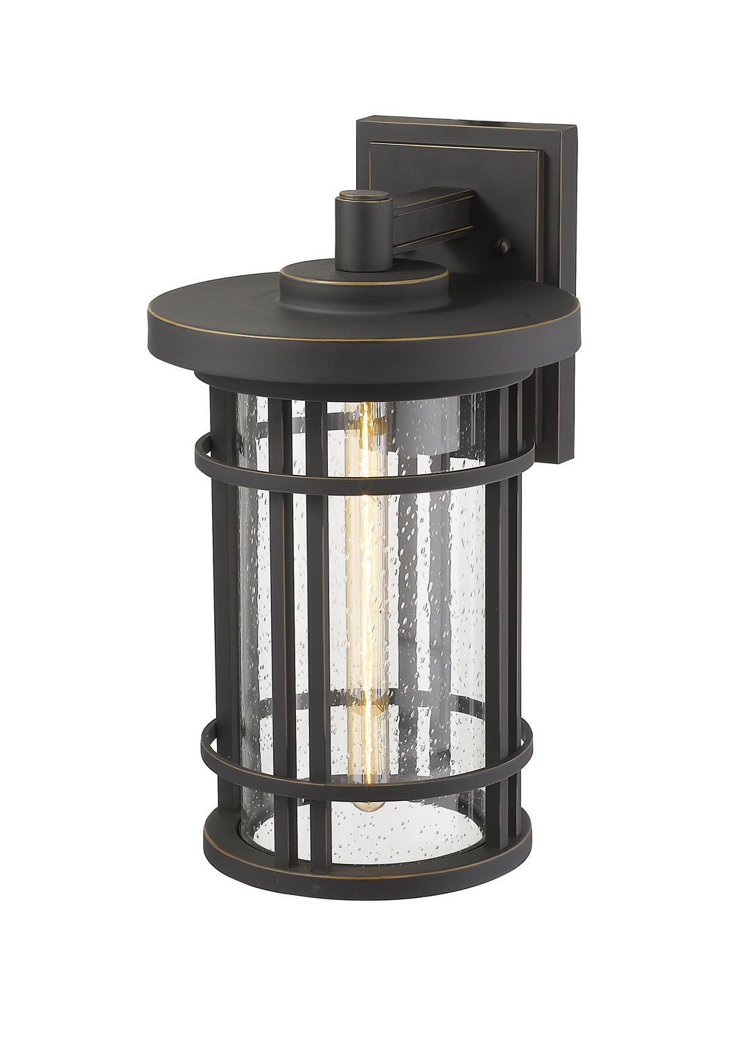 Lanterne murale extérieure Jordan Bronze huilé, 10" – vue 3