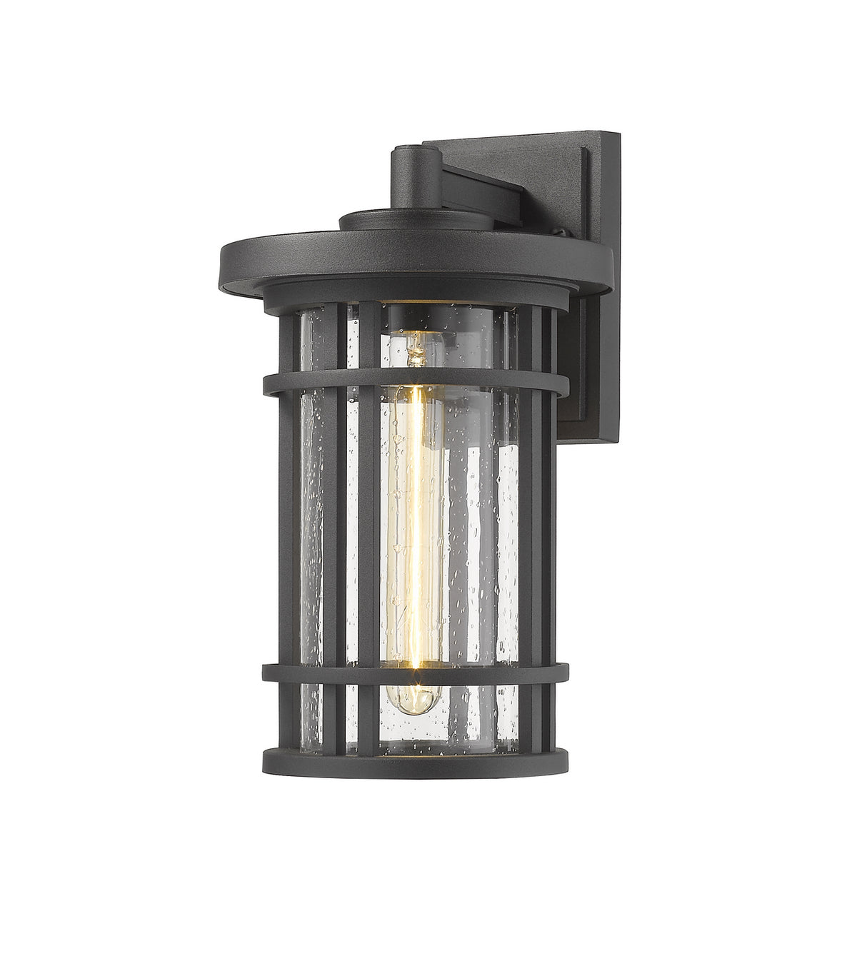 Lanterne murale extérieure Jordan Noir, 8" – Z-Lite