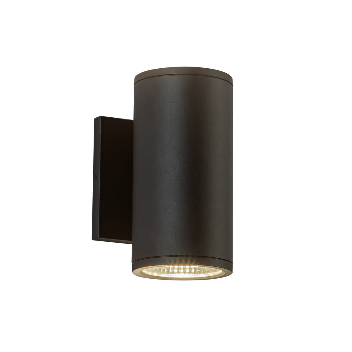 Applique extérieure 3po Nordic Vers le haut + vers le bas, Noir, 7" – Kuzco Lighting