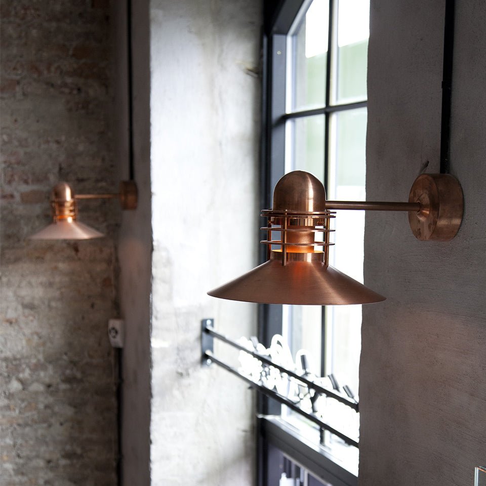 Murale extérieure Nyhavn - Blanc by Louis Poulsen | Luminaires & cie