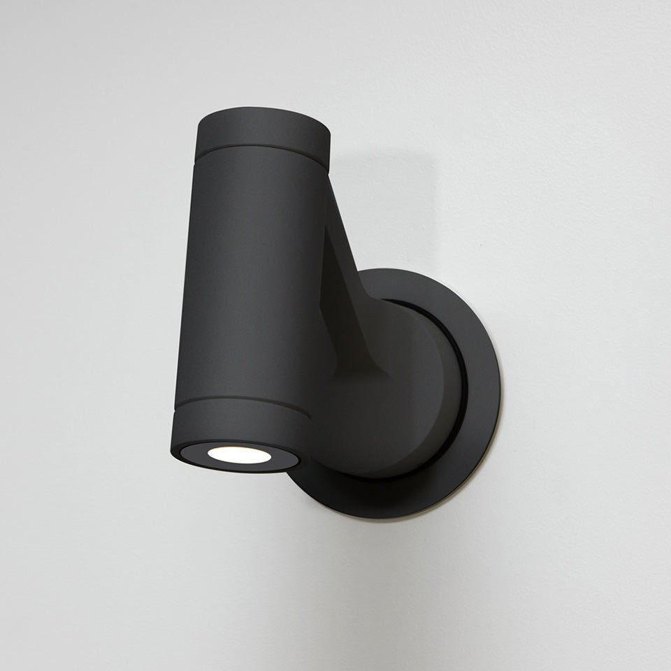 Murale Extérieure Obice - Noir 34° Standard by Artemide | Luminaires & cie