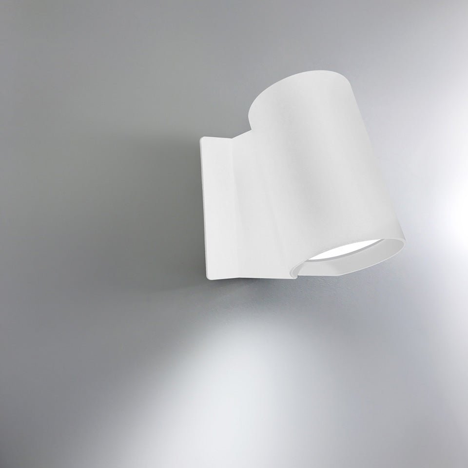 Murale Extérieure Oblique - Blanc by Artemide | Luminaires & cie