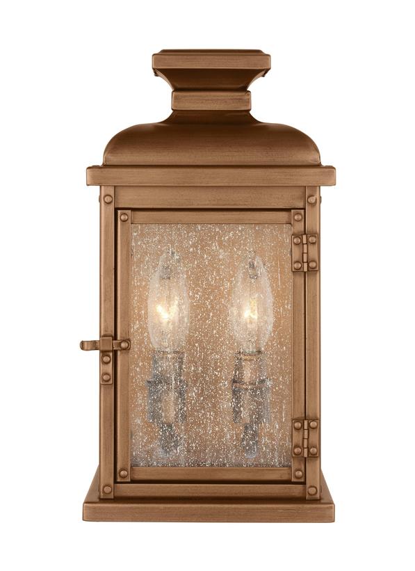 Murale extérieure Pediment - Cuivre naturel 6 3/4" 2 by Visual Comfort Studio | Luminaires & cie