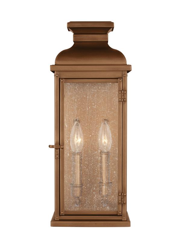 Murale extérieure Pediment - Cuivre naturel 7" 2 by Visual Comfort Studio | Luminaires & cie