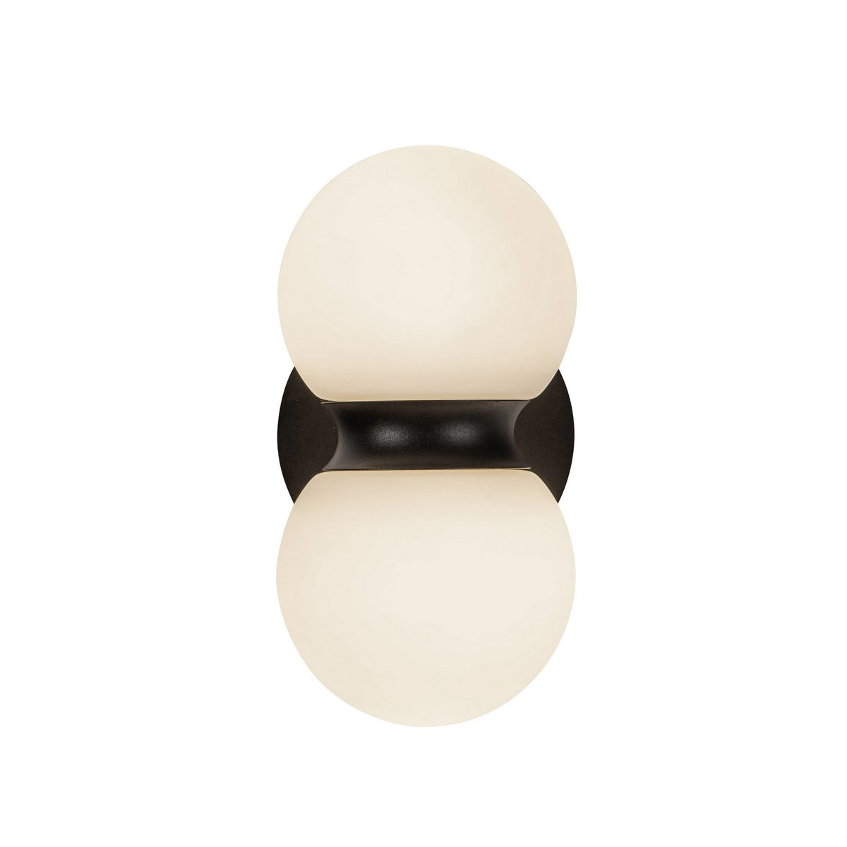 Applique extérieure Peri Noir / Verre opale – vue 3