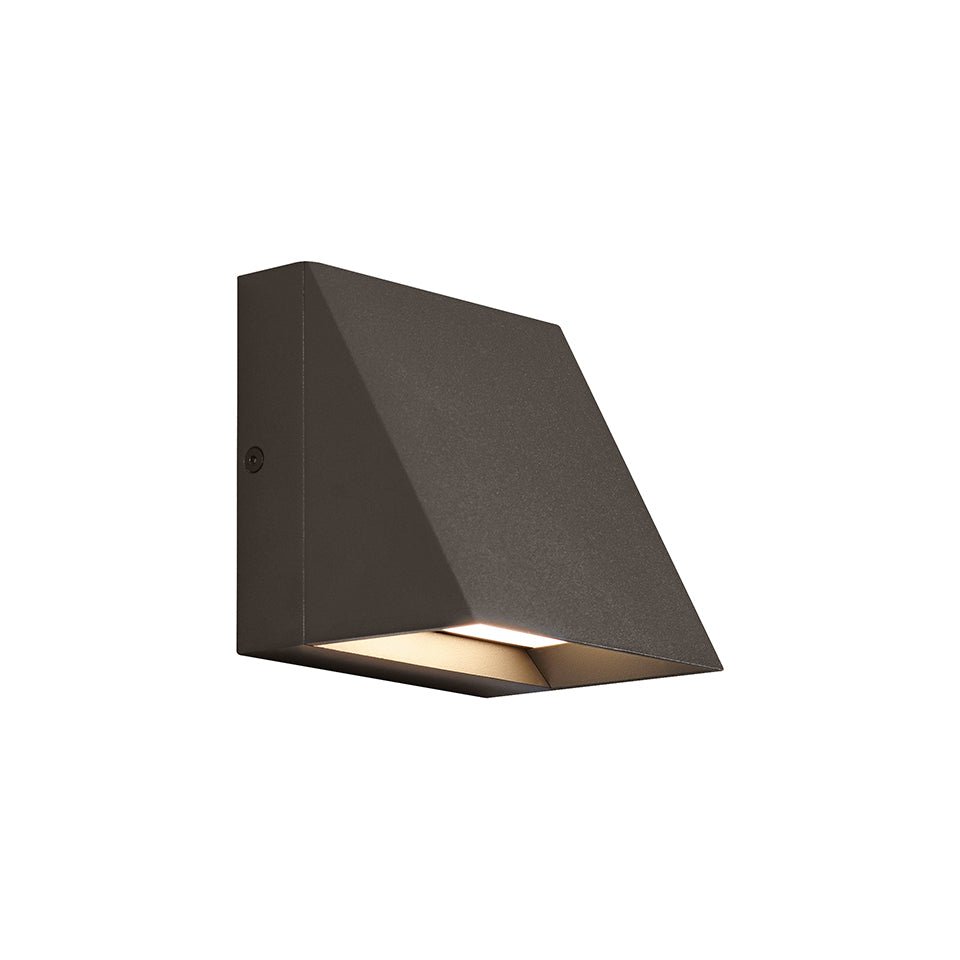 Murale extérieure Pitch Single - Bronze 2700K (Blanc chaud) by Tech Lighting | Luminaires & cie