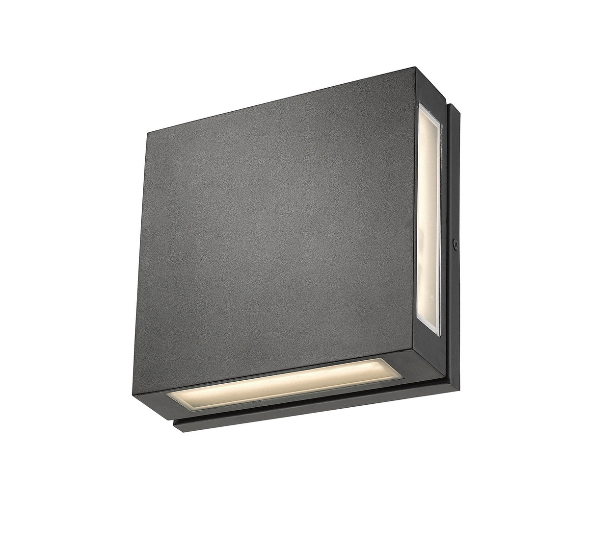 Applique extérieure Quadrate Noir, 11", nombre ampoules 2 – vue 4