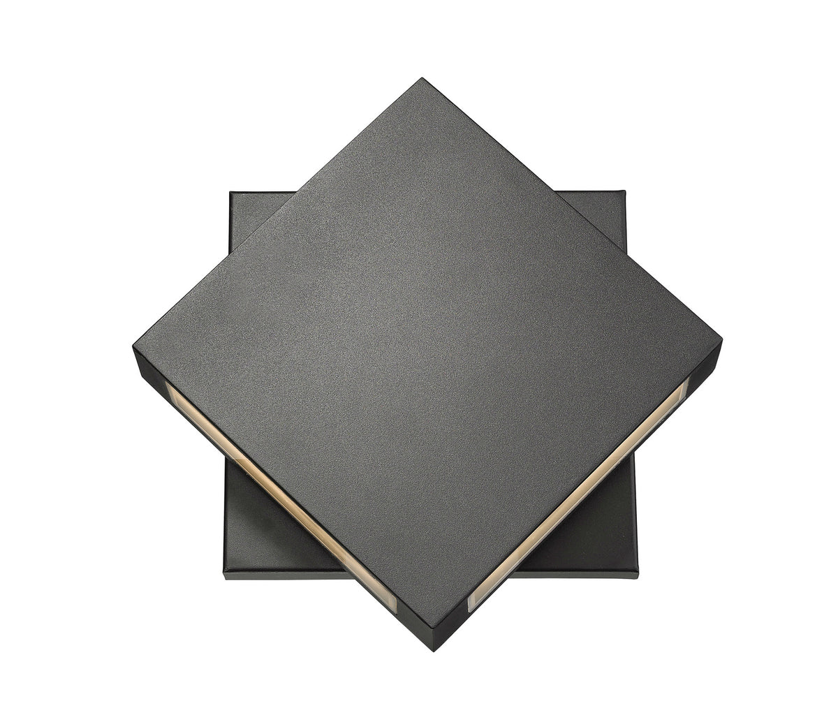 Applique extérieure Quadrate Noir, 11", nombre ampoules 2 – Z-Lite