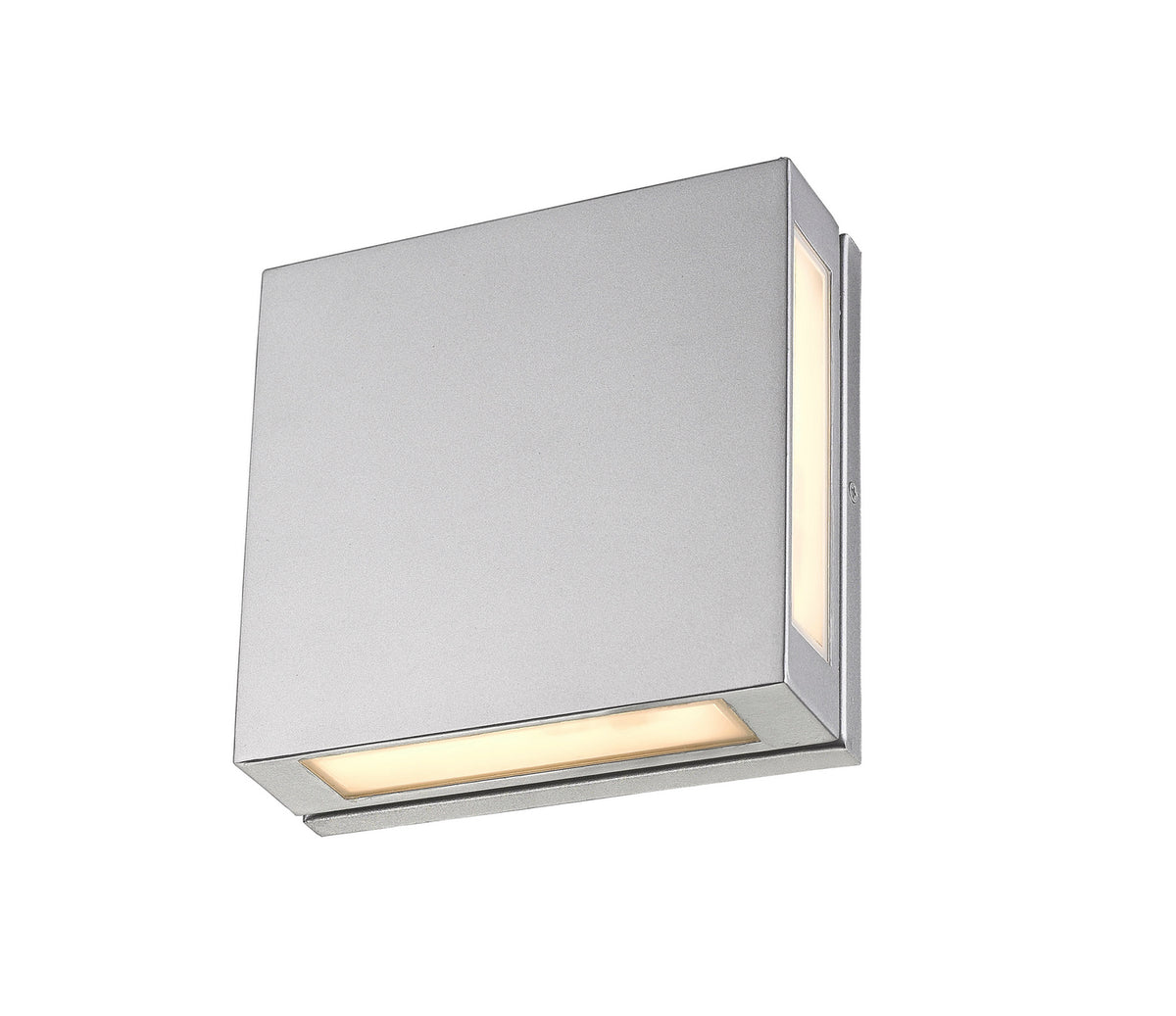 Applique extérieure Quadrate Argent, 11", nombre ampoules 2 – vue 3