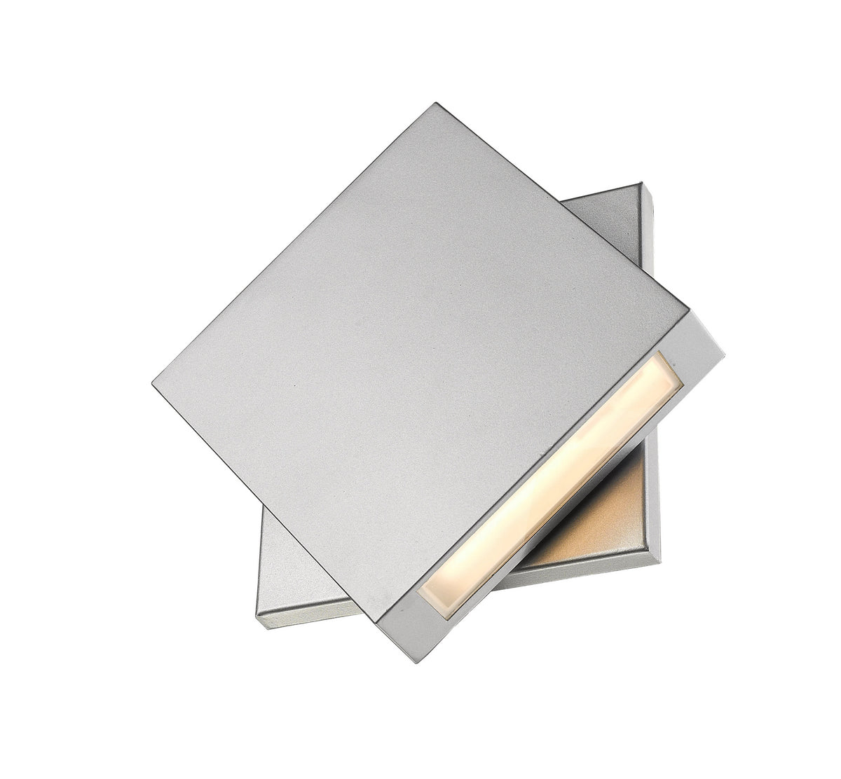 Applique extérieure Quadrate Argent, 11 1/4", nombre ampoules 1 – vue 2
