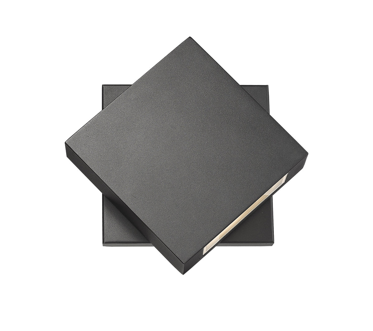 Applique extérieure Quadrate Noir, 9 1/4", nombre ampoules 1 – Z-Lite