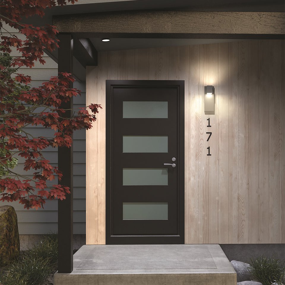 Murale extérieure Quadrate - Argent by Tech Lighting | Luminaires & cie