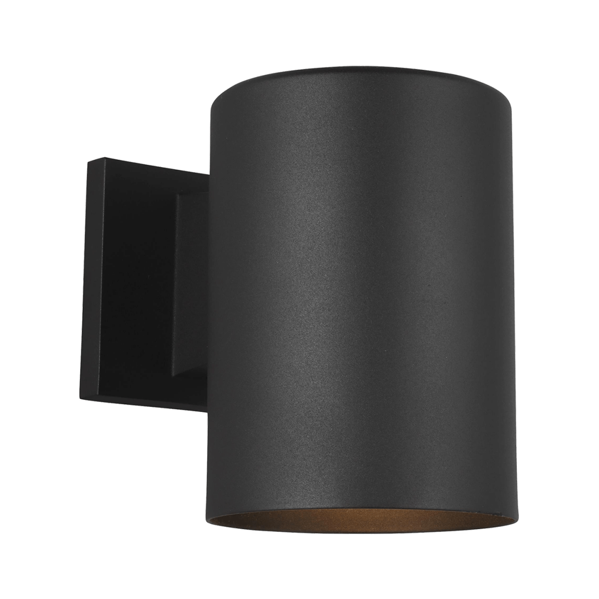 Murale extérieure S Outdoor Cylinders - Noir Ampoules DEL incluses 7 1/4" by Visual Comfort Studio | Luminaires & cie
