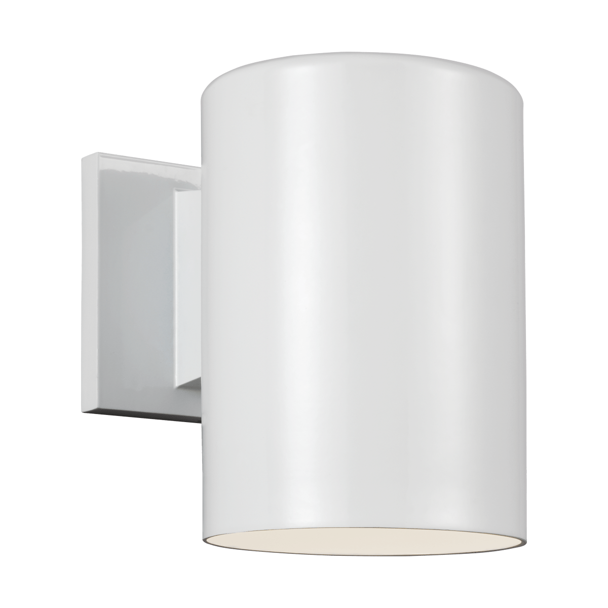Murale extérieure S Outdoor Cylinders - Blanc Module DEL intégré 7 1/4" by Visual Comfort Studio | Luminaires & cie