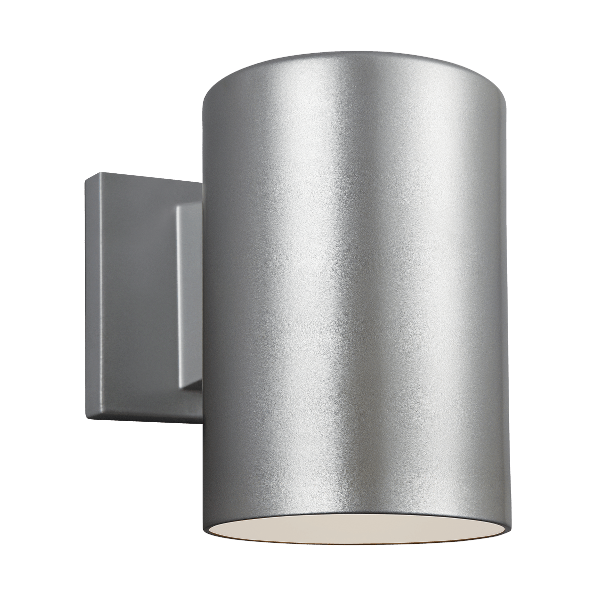 Murale extérieure S Outdoor Cylinders - Nickel brossé peint Module DEL intégré 7 1/4" by Visual Comfort Studio | Luminaires & cie