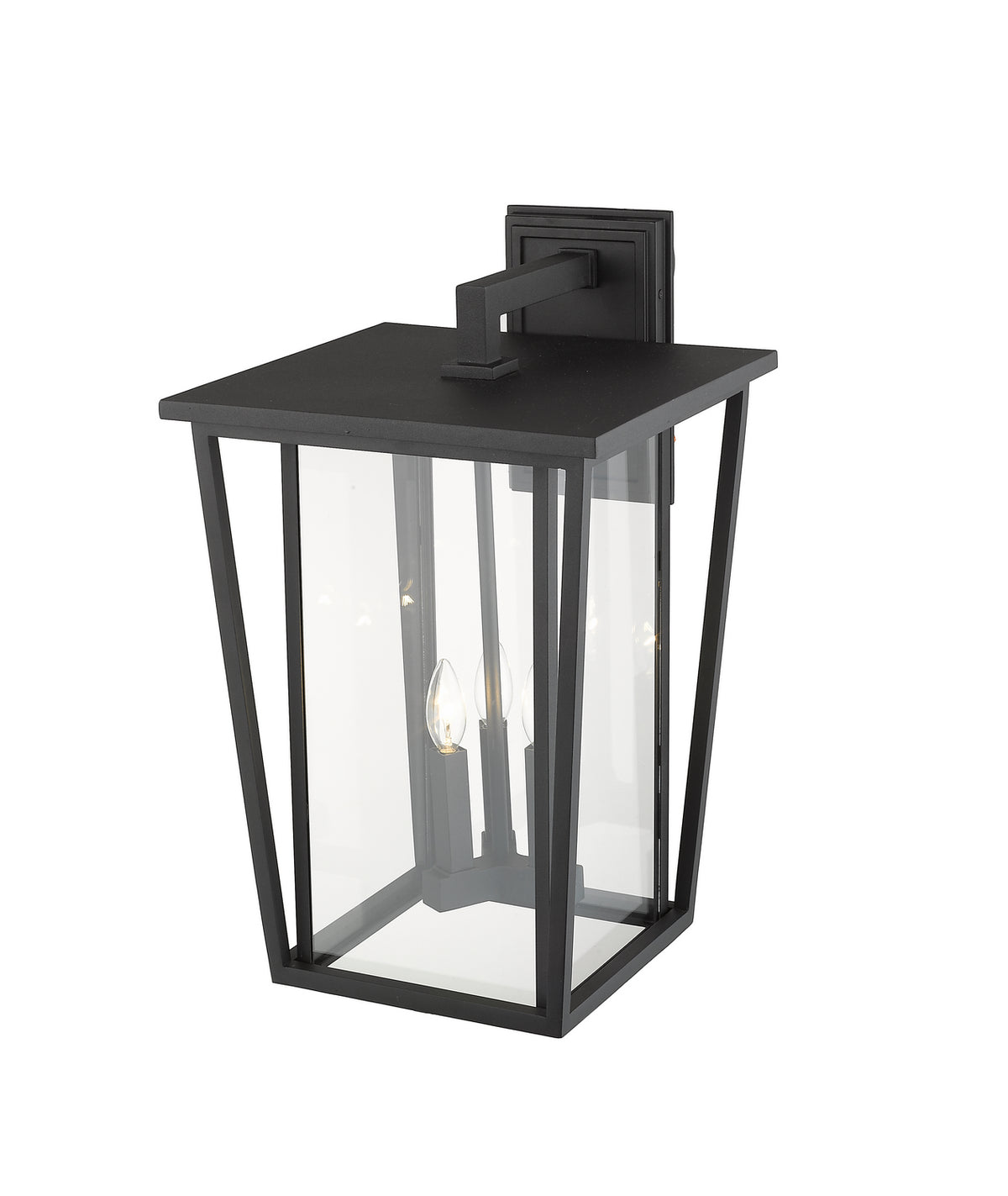 Lanterne murale extérieure Seoul Noir, 14" – vue 3