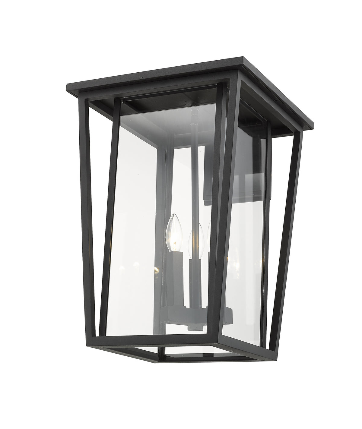 Lanterne murale extérieure Seoul Noir, 14" – vue 4