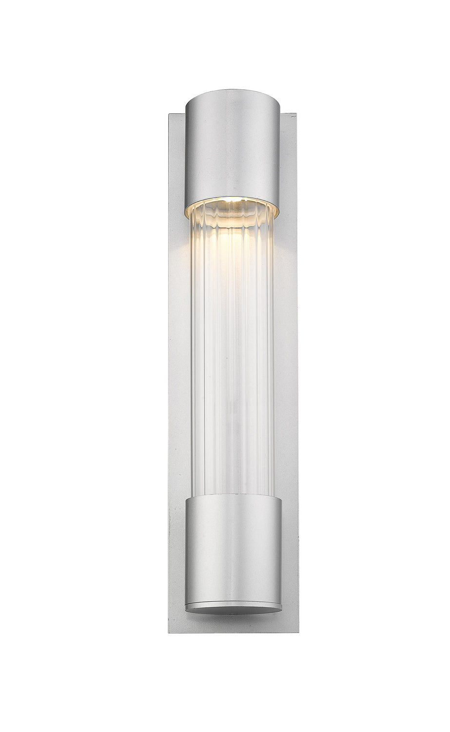 Applique extérieure Striate Argent, 21" – vue 2