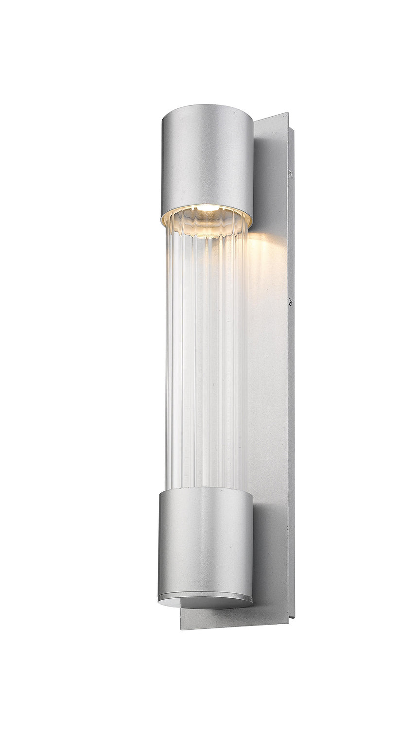 Applique extérieure Striate Argent, 21" – vue 3