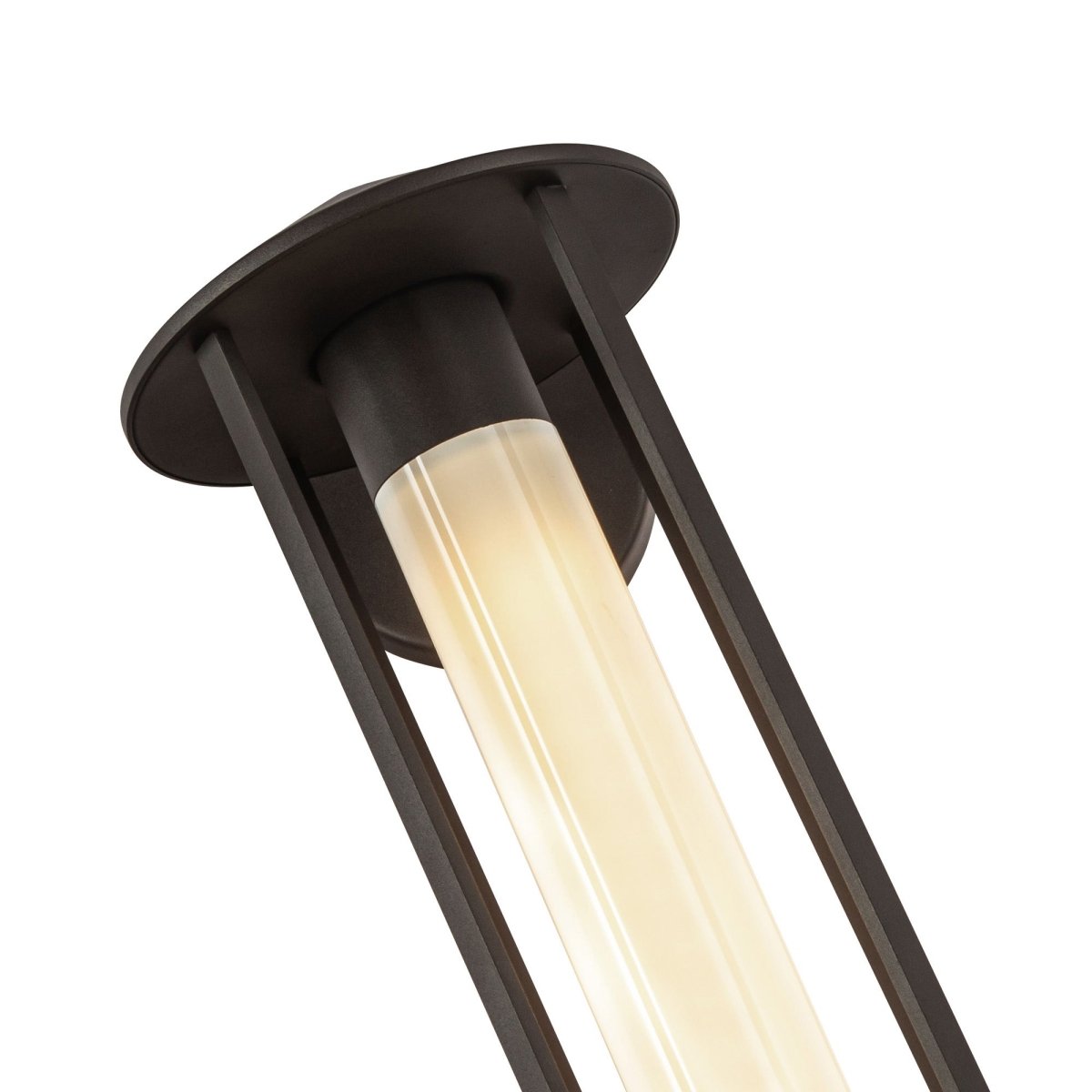 Murale extérieure Tenko - Verre d'opale bronze / brillant 17 5/8" by Alora Lighting | Luminaires & cie