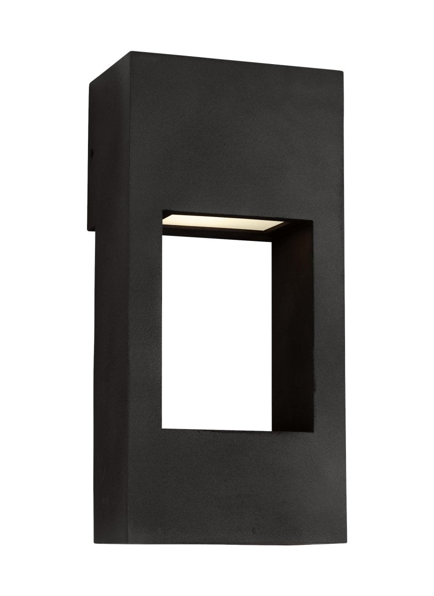 Murale extérieure Testa - Noir 5 3/4" 12" by Visual Comfort Studio | Luminaires & cie