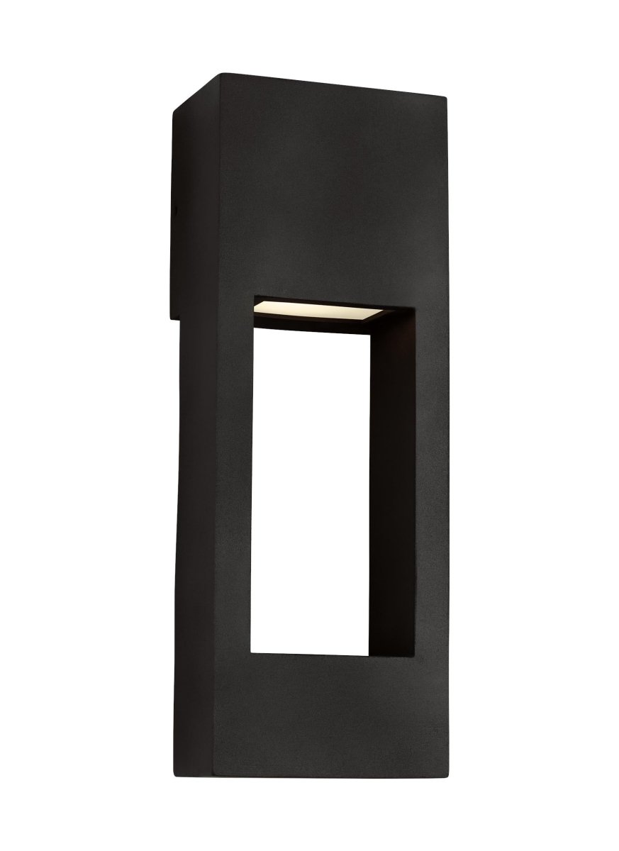 Murale extérieure Testa - Noir 5 3/4" 16" by Visual Comfort Studio | Luminaires & cie