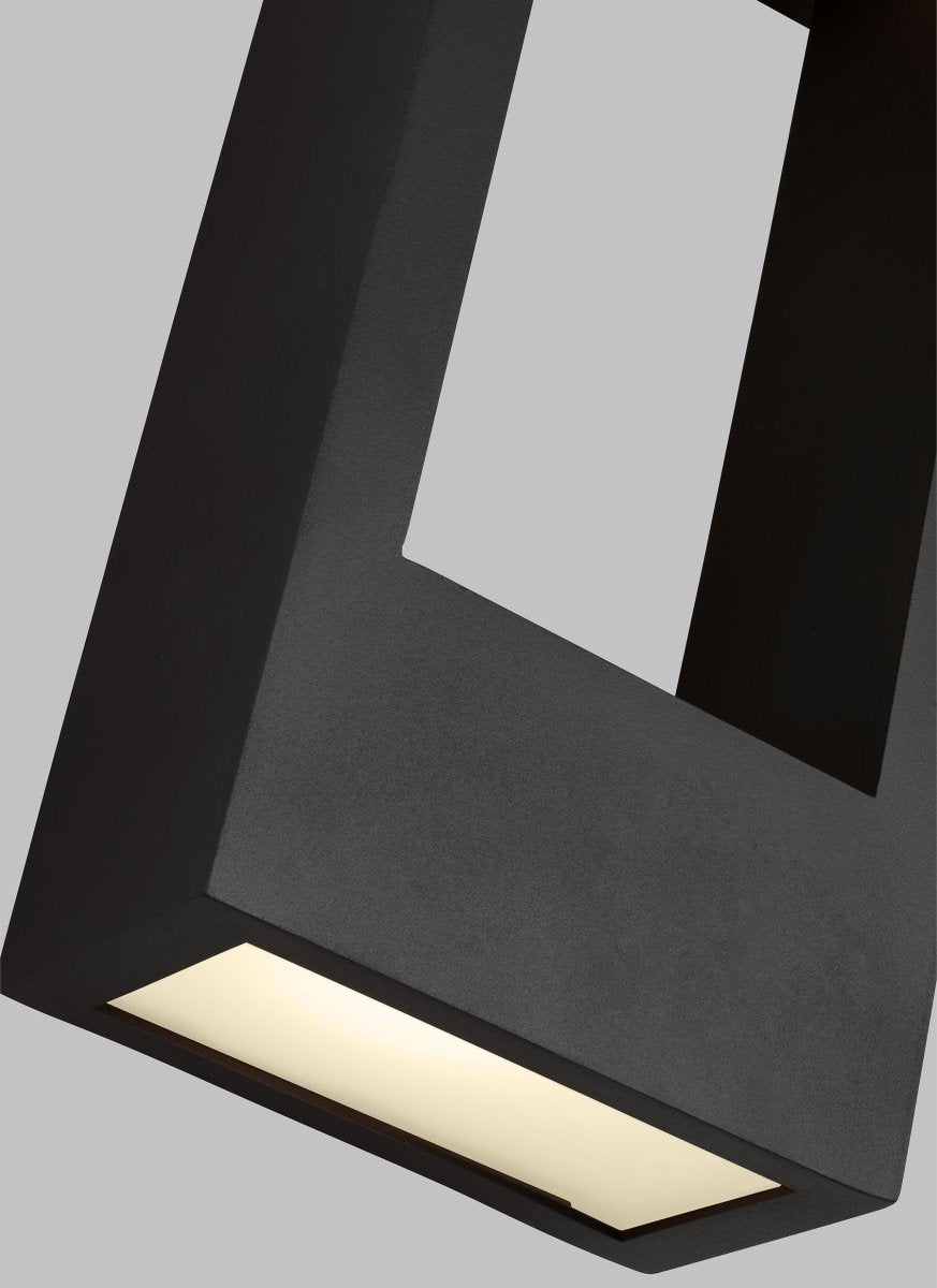 Murale extérieure Testa - Noir 7" 20" by Visual Comfort Studio | Luminaires & cie