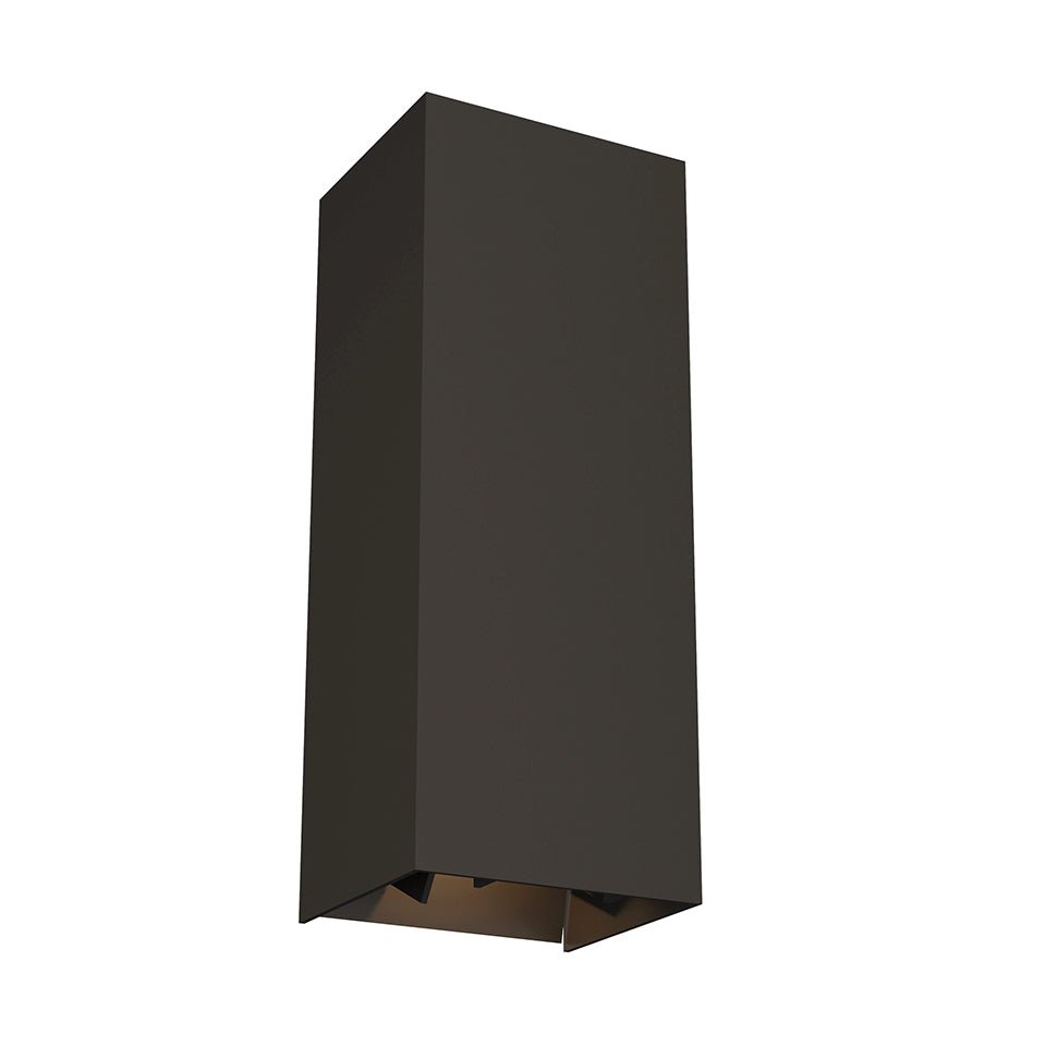 Murale extérieure Vex - Bronze 12" Vers le bas by Tech Lighting | Luminaires & cie