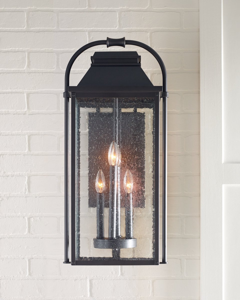 Murale extérieure Wellsworth - Bronze antique Verre clair 12 1/2" by Visual Comfort Studio | Luminaires & cie