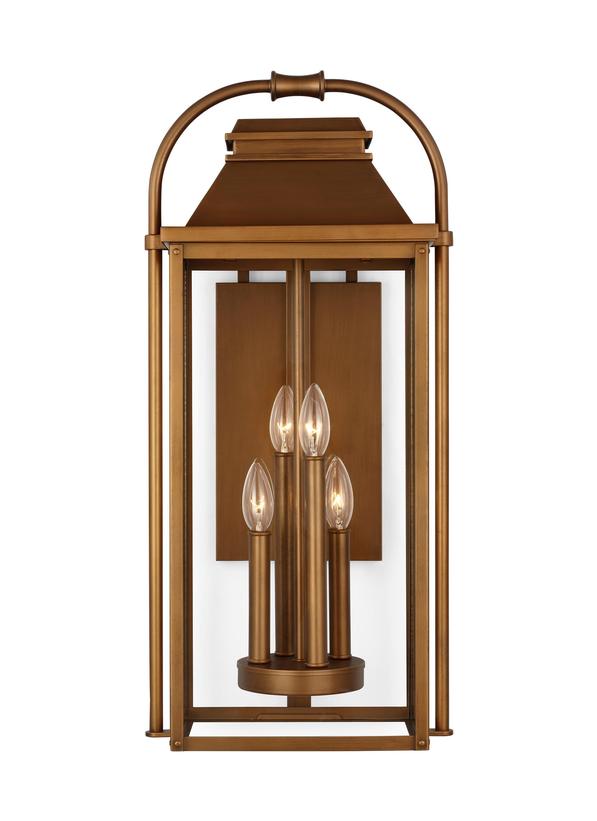 Murale extérieure Wellsworth - Cuivre naturel Verre clair 12 1/2" by Visual Comfort Studio | Luminaires & cie