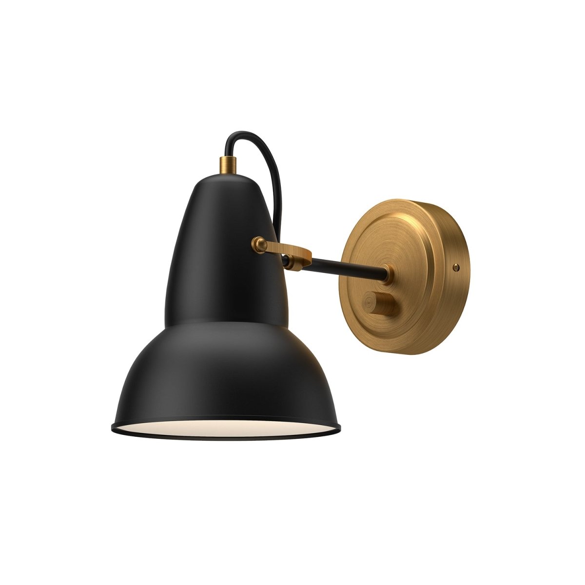 Murale Felix - Or vieilli / noir mat by Alora Lighting | Luminaires & cie