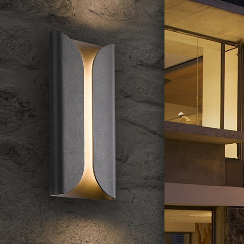 Murale Folds - Bronze texturé 8" by Sonneman | Luminaires & cie