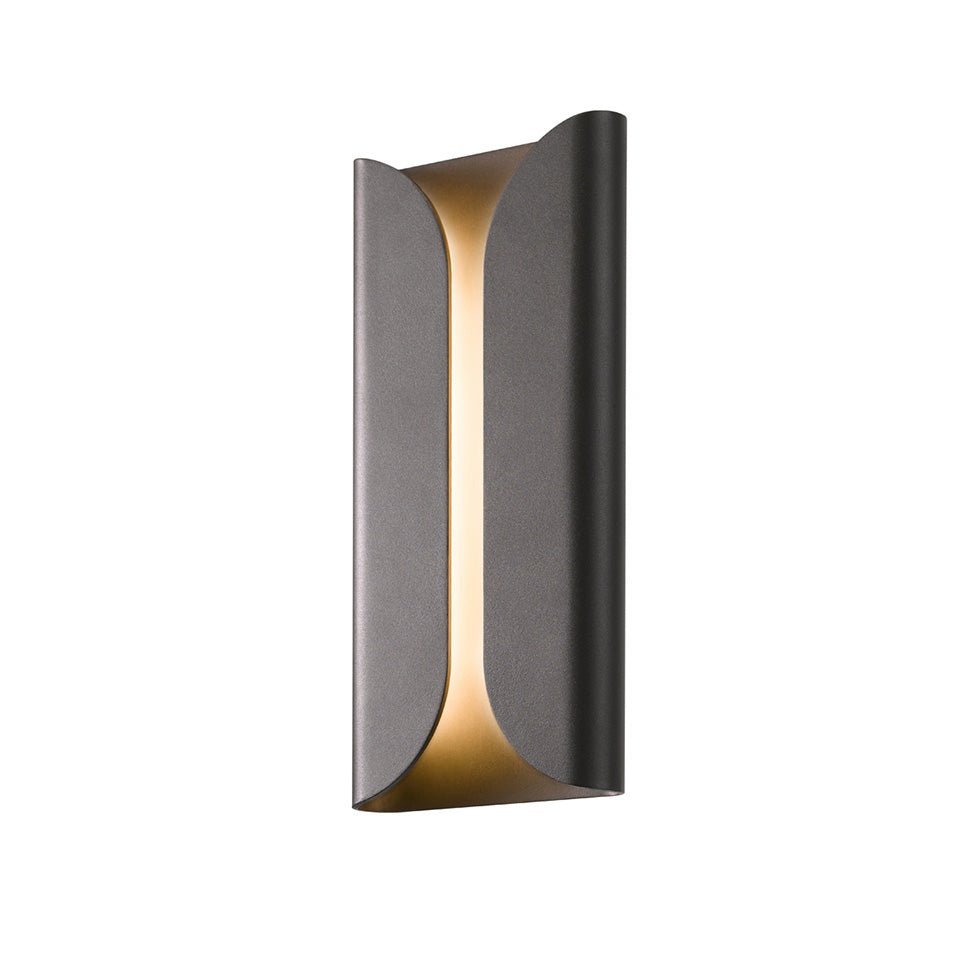 Murale Folds - Bronze texturé 13.75" by Sonneman | Luminaires & cie