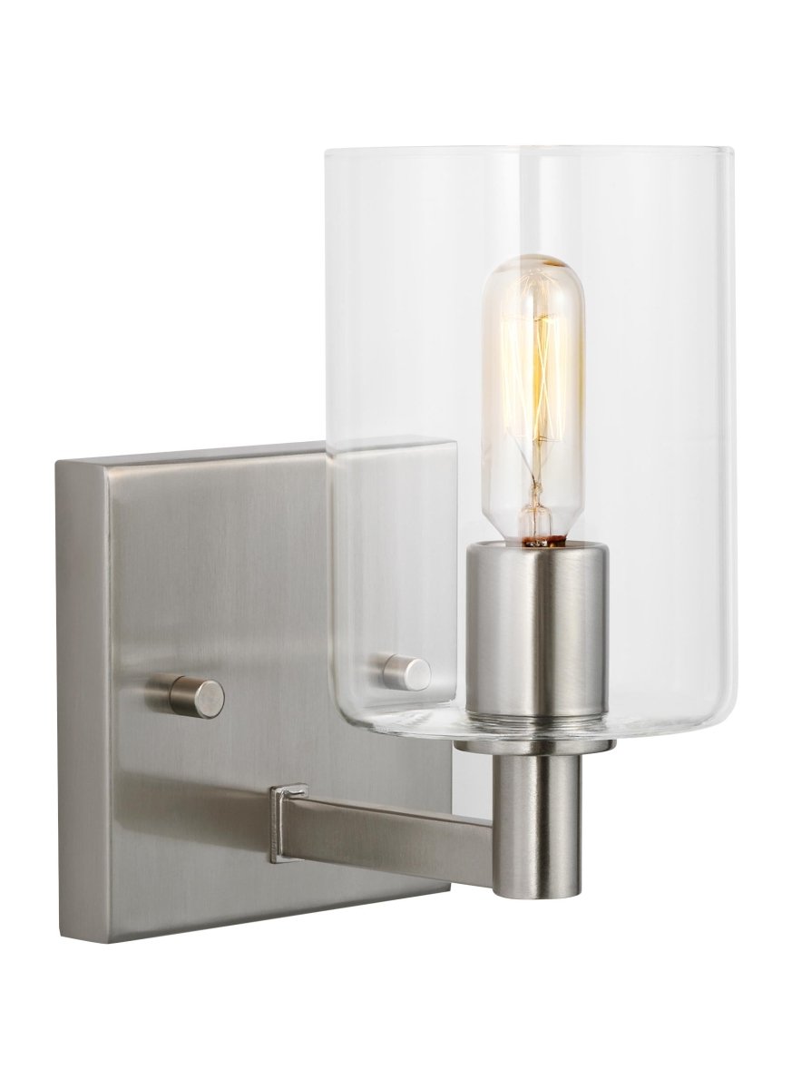 Murale Fullton - Nickel brossé Ampoules DEL incluses by Visual Comfort Studio | Luminaires & cie